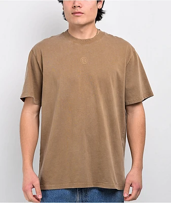 Ninth Hall Fundamentals Olive Wash Boxy T-Shirt