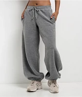 Ninth Hall Fundamentals Reverse Terry Grey Oversized Sweatpants