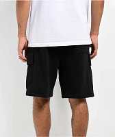 Ninth Hall Fundamentals Stash Black Cargo Sweat Shorts