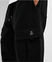 Ninth Hall Fundamentals Stash Black Loose Fit Cargo Sweatpants