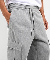 Ninth Hall Fundamentals Stash Grey Baggy Cargo Sweatpants