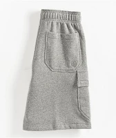 Ninth Hall Fundamentals Stash Grey Cargo Sweat Shorts