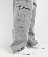 Ninth Hall Fundamentals Stash Grey Cargo Sweatpants