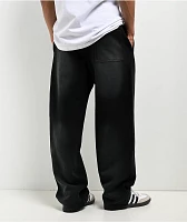 Ninth Hall Fundamentals Sunbleached Black Wash Loose Sweatpants