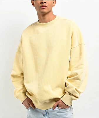 Ninth Hall Fundamentals Tan Boxy Crewneck Sweatshirt