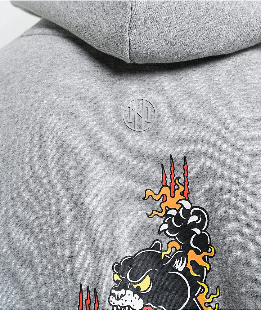 Ninth Hall Fundamentals Tattoo Flash Grey Hoodie