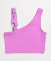 Ninth Hall Haze One Shoulder Purple Tank Top