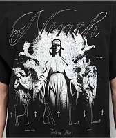 Ninth Hall Heaven Can Wait Black T-Shirt