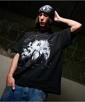 Ninth Hall Heaven Can Wait Black T-Shirt