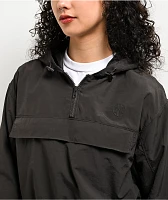 Ninth Hall Iris Washed Black Windbreaker Jacket