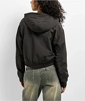 Ninth Hall Iris Washed Black Windbreaker Jacket