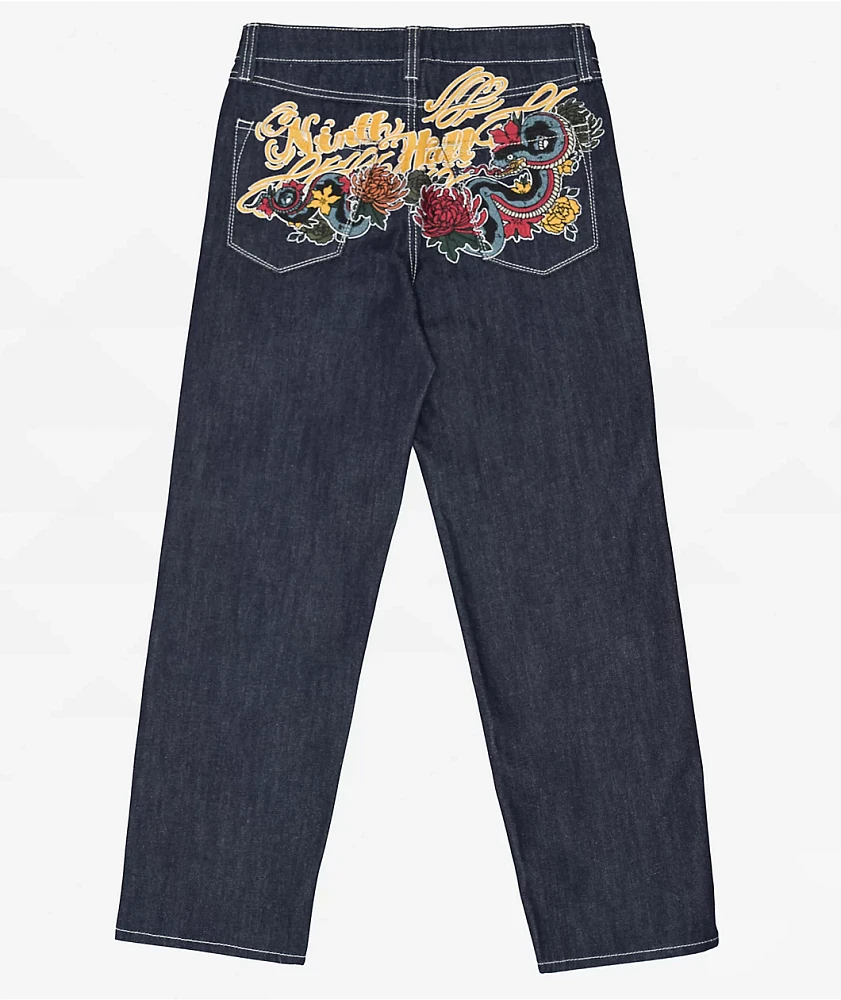 Ninth Hall Kids Ambush Dragon Dark Blue Jeans