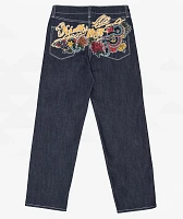 Ninth Hall Kids Ambush Dragon Dark Blue Jeans