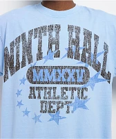 Ninth Hall Layered Text Light Blue Wash T-Shirt