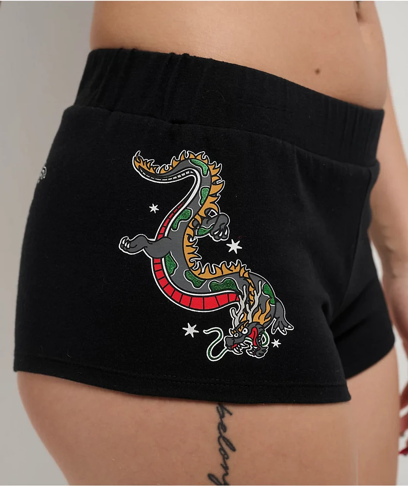 Ninth Hall Mimi Dragon Black Lounge Shorts
