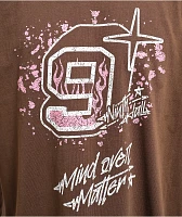 Ninth Hall Mind Over Matter Brown T-Shirt