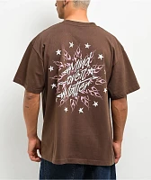 Ninth Hall Mind Over Matter Brown T-Shirt