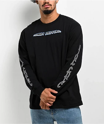 Ninth Hall Moto Black Long Sleeve T-Shirt