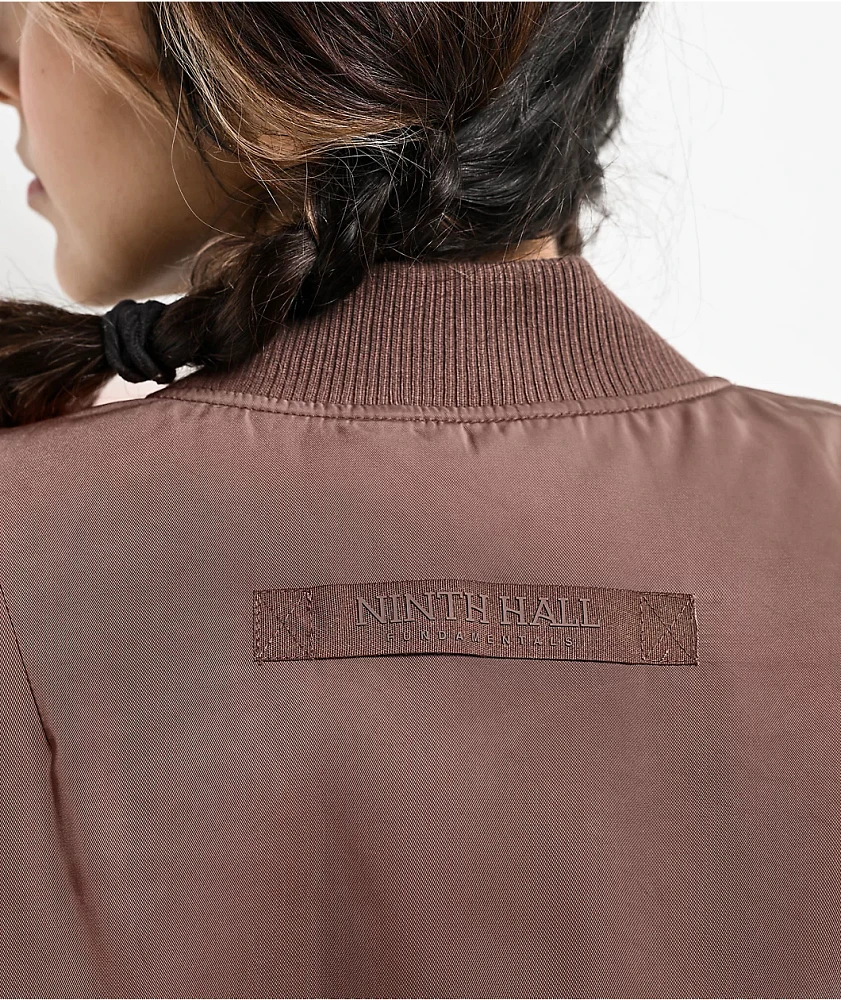 Ninth Hall Orion Brown Bomber Jacket