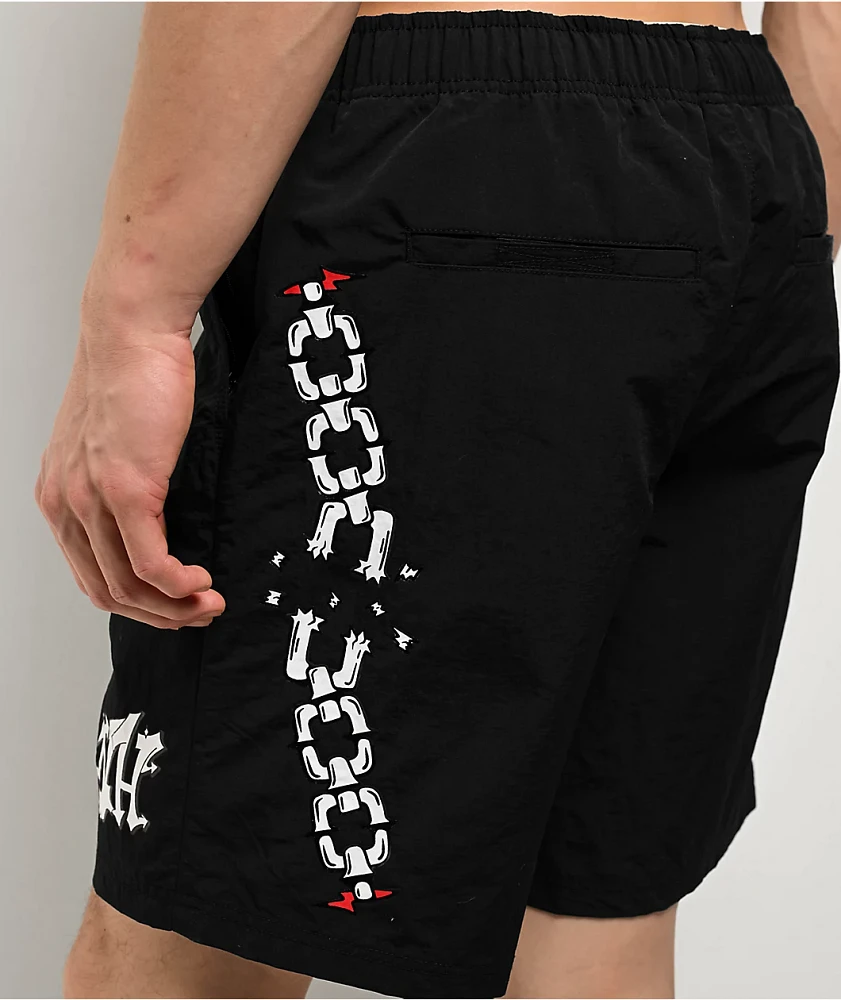 Ninth Hall Panther Black Board Shorts