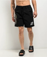 Ninth Hall Panther Black Board Shorts