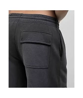 Ninth Hall Payton Charcoal Wash Relaxed Cargo Sweat Shorts