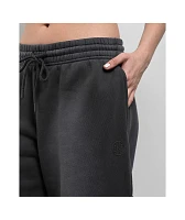 Ninth Hall Payton Charcoal Wash Relaxed Cargo Sweat Shorts