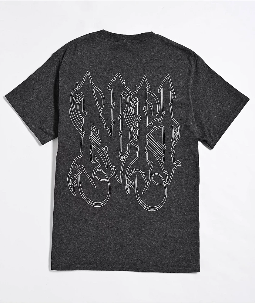 Ninth Hall Prey Charcoal T-Shirt