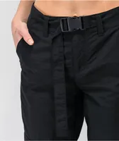 Ninth Hall Raines Buckle Belt Black Cargo Pants