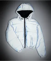 Ninth Hall Reflect Silver Puffer Jacket