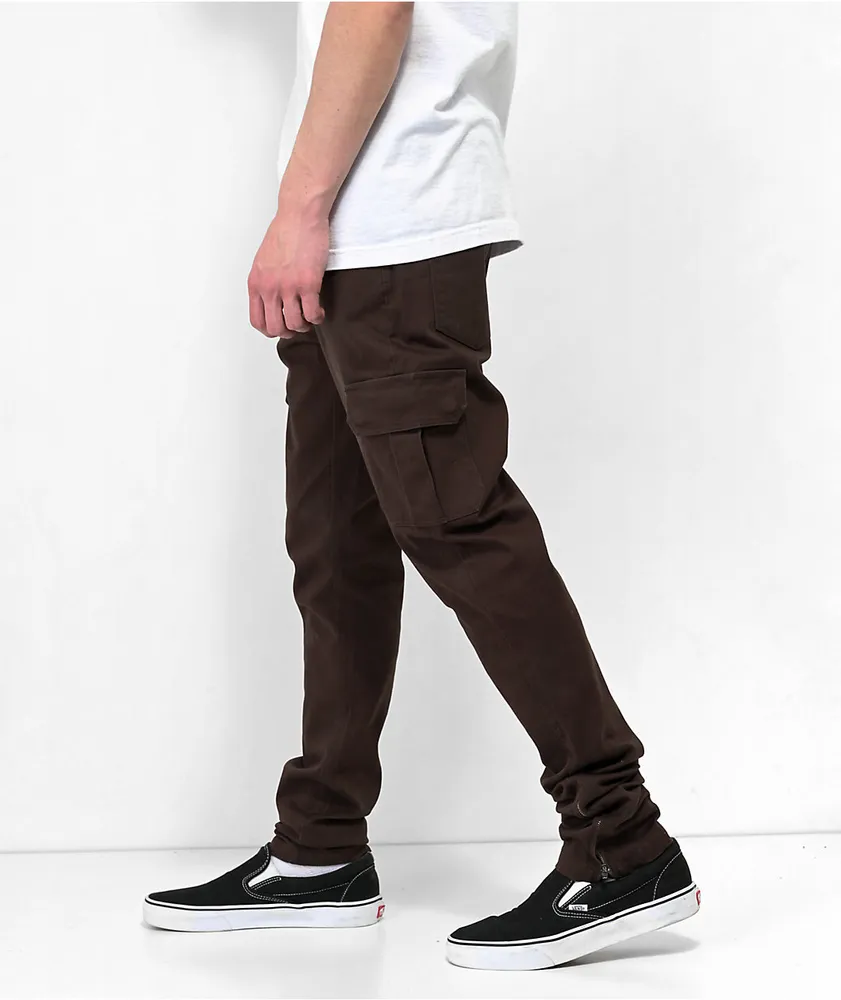 Ninth Hall Rogue Java Zip Flare Cargo Pants