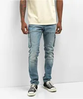 Ninth Hall Rogue Light Blue Cargo Jeans