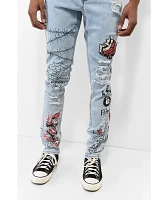 Ninth Hall Rogue Skinny Light Wash Jeans