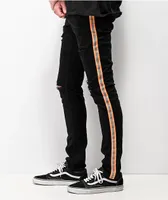 Ninth Hall Rogue Taped Skinny Black Denim Jeans