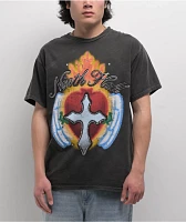 Ninth Hall Sacred Heart Black Wash T-Shirt