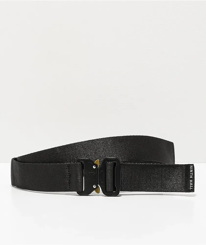 Ninth Hall Salver Black Web Belt