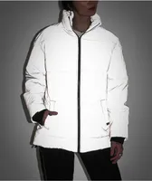 Ninth Hall Shae Reflective Silver Puffer Jacket