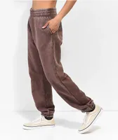 Ninth Hall Sibyl Brown Mineral Wash Sweatpants