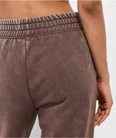 Ninth Hall Sibyl Brown Mineral Wash Sweatpants