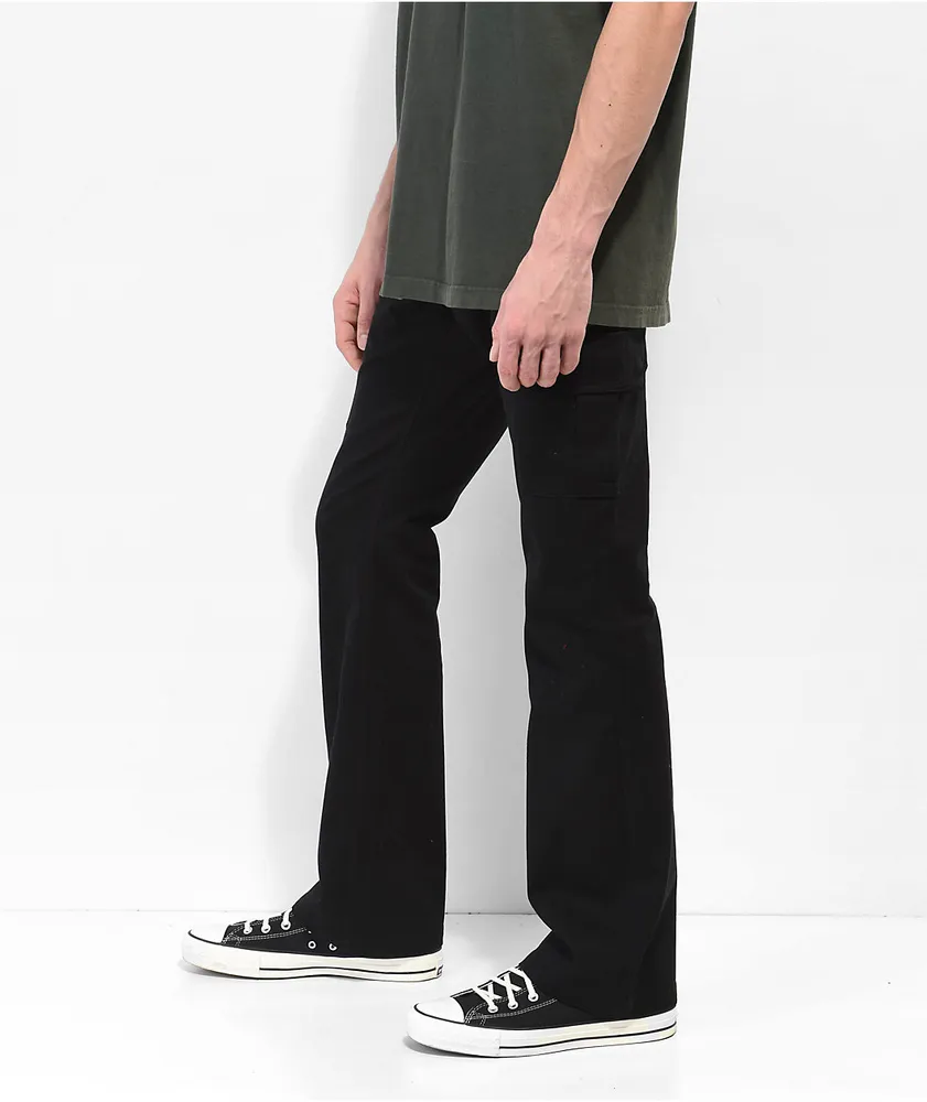 Ninth Hall Signal Black Flare Cargo Pants