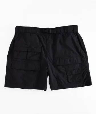Ninth Hall Sike Black Cargo Shorts