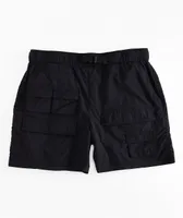 Ninth Hall Sike Black Cargo Shorts