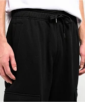 Ninth Hall Stash Black Cargo Sweatpants