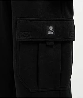 Ninth Hall Stash Black Cargo Sweatpants