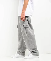 Ninth Hall Stash Grey Cargo Sweatpants