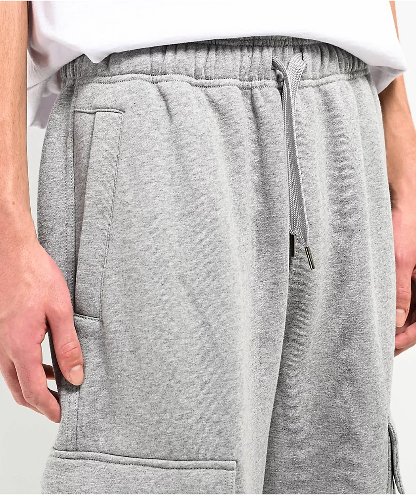 Ninth Hall Stash Grey Cargo Sweatpants