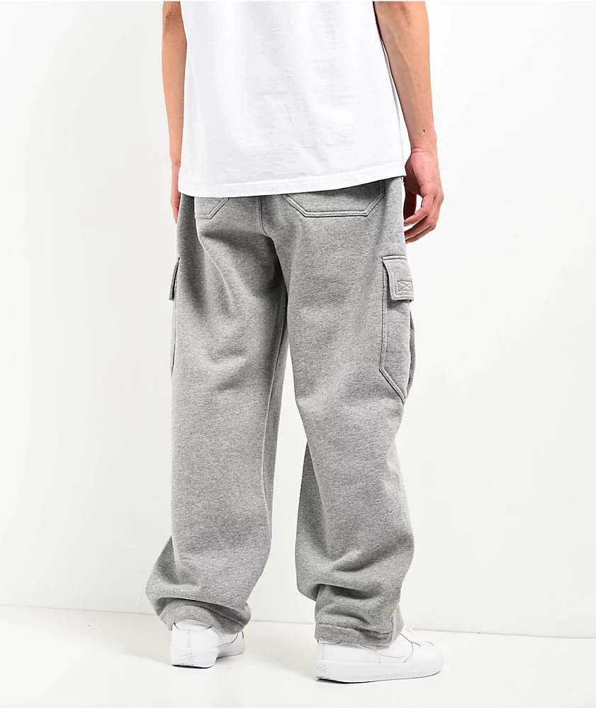 Ninth Hall Stash Grey Cargo Sweatpants