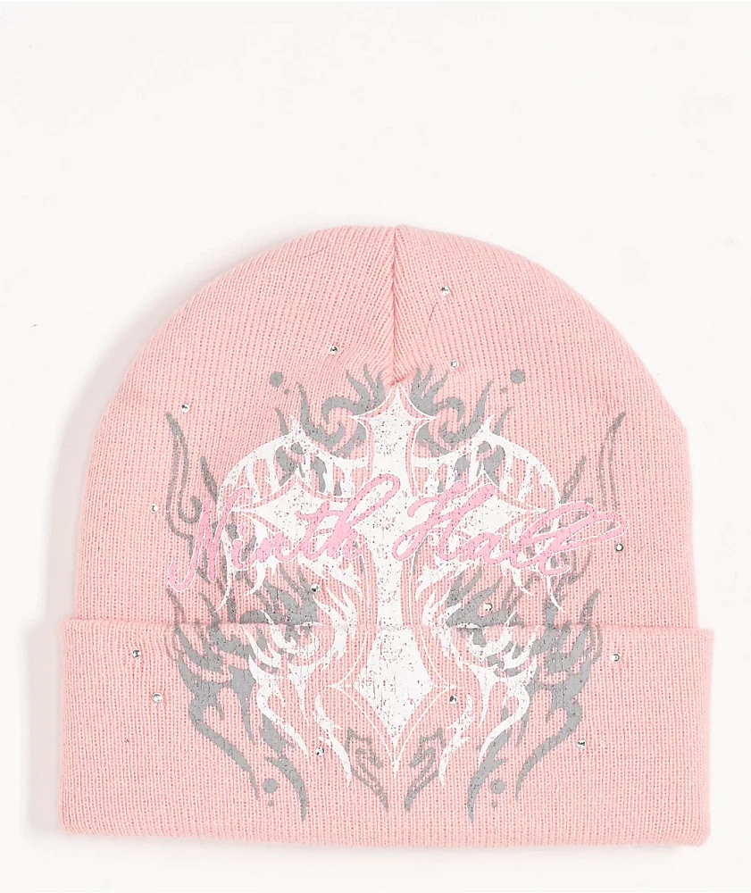 Ninth Hall Stone Rose Pink Beanie