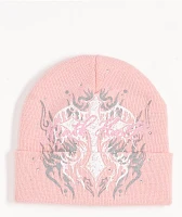 Ninth Hall Stone Rose Pink Beanie