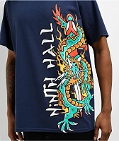 Ninth Hall Sworded Dragon Navy T-Shirt